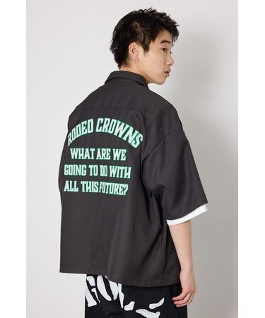 バックテキストシャツ