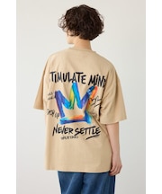 【UNISEX】レインボーインクプリントTシャツ