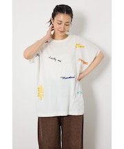 G.V embroideryニットトップス