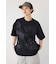 【UNISEX】クレヨンタッチ同色発泡プリントTシャツ