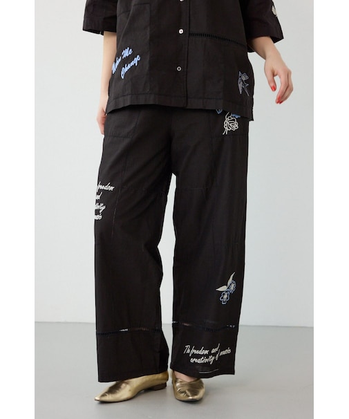 INDIA EMBROIDERYパンツ