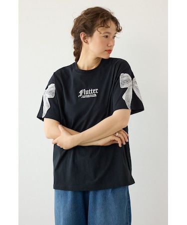 Ribon×Butterfly TEE
