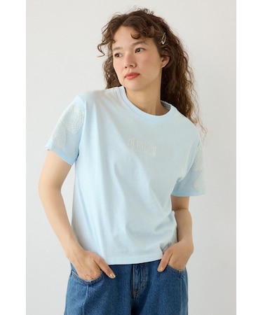 Ribon×Butterfly TEE