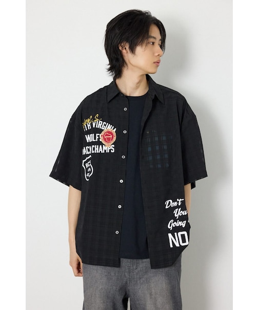 イレギュラーシアーチェックシャツ