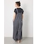 Thickness DENIMギャザーサロペット
