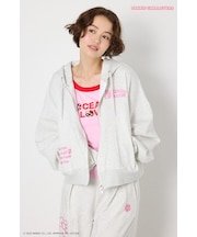 (HELLOKITTY)アップリケジップフーディー