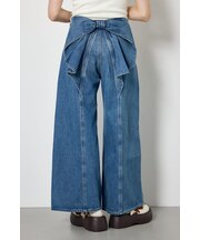 【AW先行予約アイテム】ビッグリボンデニムパンツ