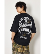 カモフラアップリケTシャツ