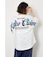 フラワースクリプトロゴ5分袖Tシャツ