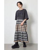 ドッキングティアードワンピース