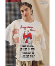 (PEANUTS)カスタムドッキングTシャツ