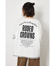 ヴィンテージライクステッチ5分袖Tシャツ