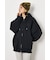 【UNISEX】エンボス W-ZIP ビッグ パーカー