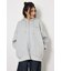 【UNISEX】エンボス W-ZIP ビッグ パーカー