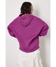 【UNISEX】エンボス W-ZIP ビッグ パーカー