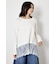 レースドッキングロングスリーブTシャツ