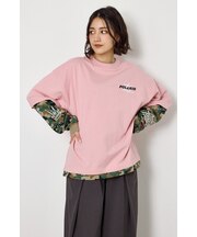 【UNISEX】スターレイヤードロングスリーブTシャツ