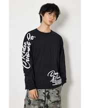 ショルダーロゴ長袖Tシャツ
