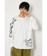 ショルダーロゴ長袖Tシャツ