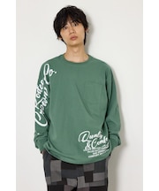 ショルダーロゴ長袖Tシャツ