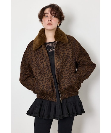 Suede look 2WAY ブルゾン