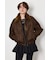 Suede look 2WAY ブルゾン
