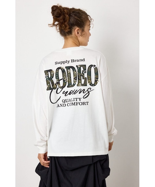 ホットフィットスタッズロゴロングTシャツ