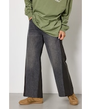 DENIM COMBO PANTS