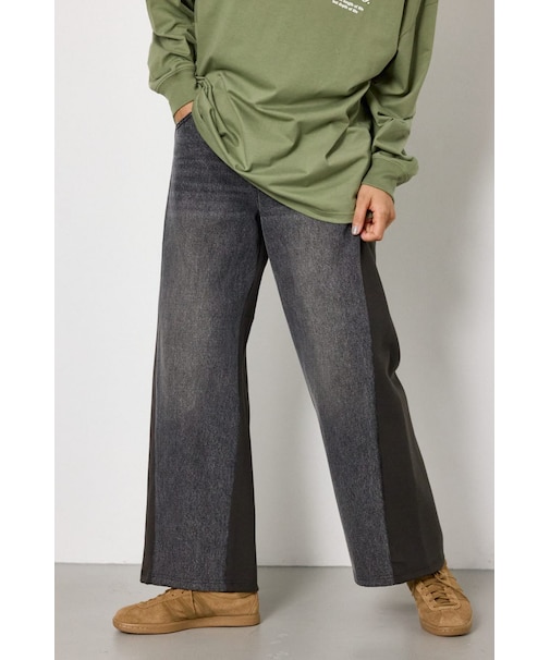 DENIM COMBO PANTS