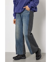 DENIM COMBO PANTS