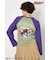 (パワーパフ ガールズ)ラグランロングスリーブTシャツ
