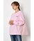 バックギャザードッキングロングTシャツ
