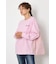 バックギャザードッキングロングTシャツ