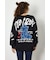 【UNISEX】ベアデニムアップリケスウェットトップス