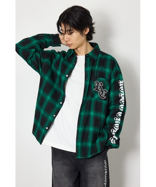 Gothic オンブレーチェックシャツ