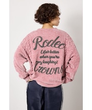 モールニットEMBROIDERYロゴトップス