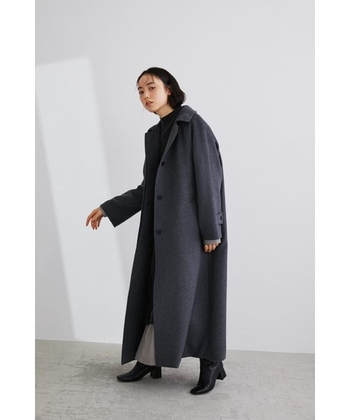 ステンカラーロングウールコート｜スタイルミキサーの通販｜&mall