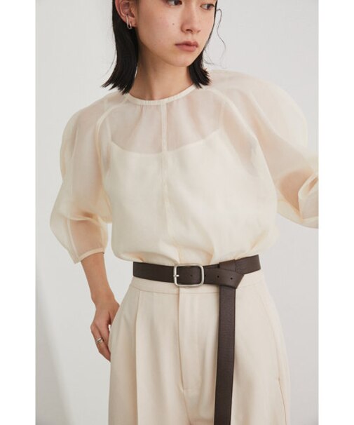 フォルムスリーブシアートップス