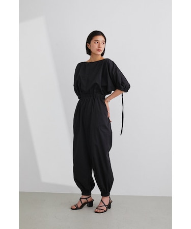 バルーンスリーブオールインワン