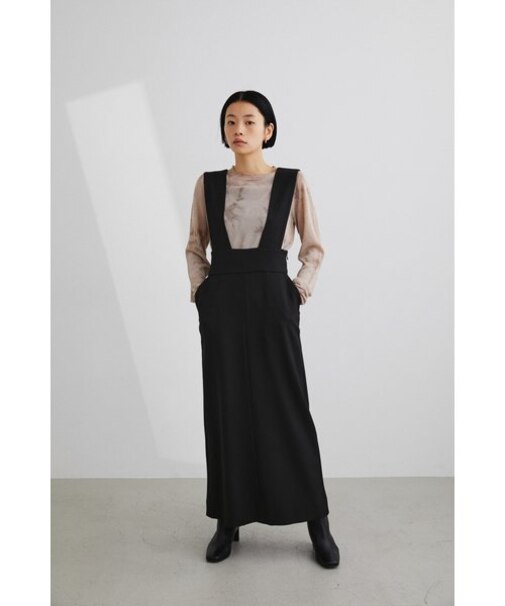 ワイドサスペンダースカート