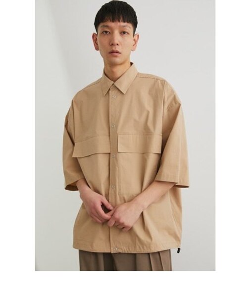 マットナイロンドローコードシャツ