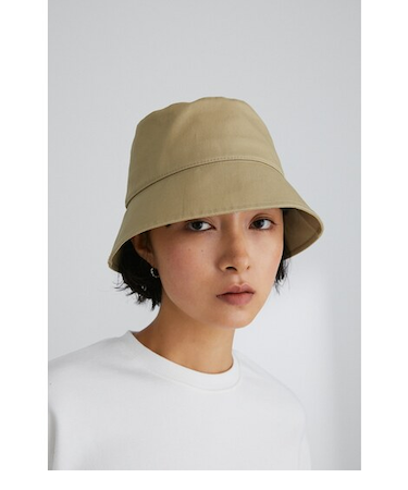 ツイルミニマルバケットハット