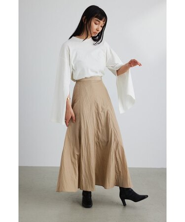 クラッシュナイロンナロースカート