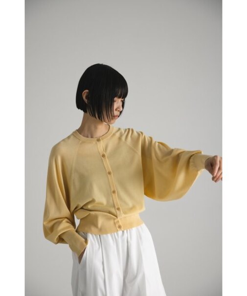 2WAYラグランニットカーディガン