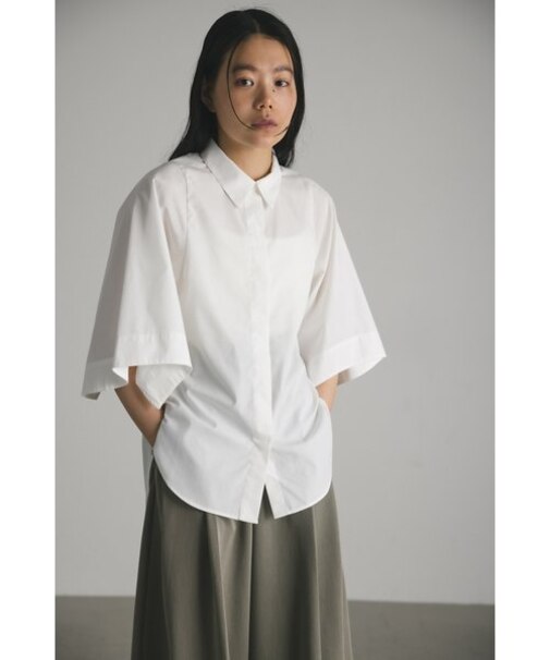 スリットベルスリーブシャツ
