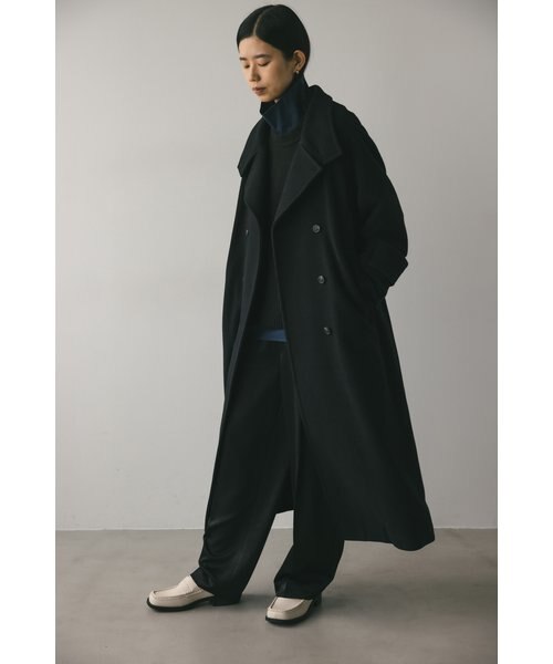 【美品】STYLEMIXER 2WAYカラーウールロングダブルコート 2WAYカラーウールロングダブルコート｜スタイルミキサーの通販