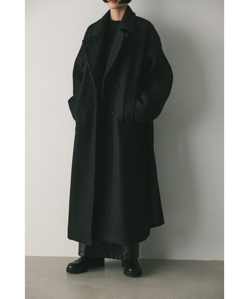 2WAYカラーヘアリーカールロングコート｜スタイルミキサーの通販