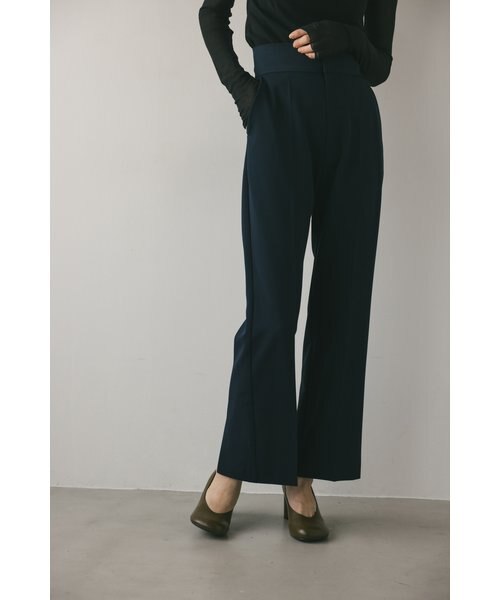 Heve スリット入りパンツ 黒 美品 org.jpg