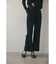 ハイウエストバックスリットパンツ