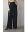 ハイウエスト2タックワイドパンツ